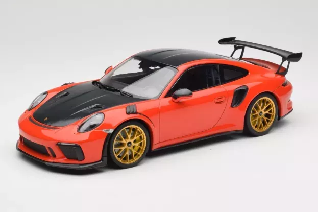 Minichamps Porsche 911 991-2 Gt3 Rs Weissach Package 2019 Golden Rims 1:18 153068227